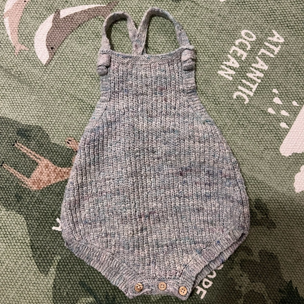 Zara Baby Mixed Knit Romper